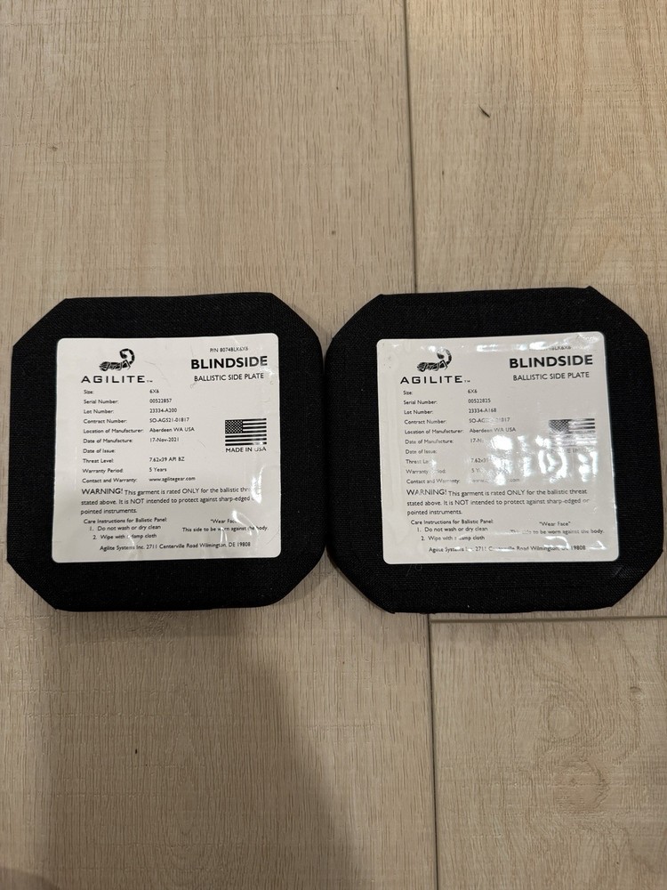 LEVEL 3ST CERAMIC SIDE ARMOR PLATES - BLINDSIDE™