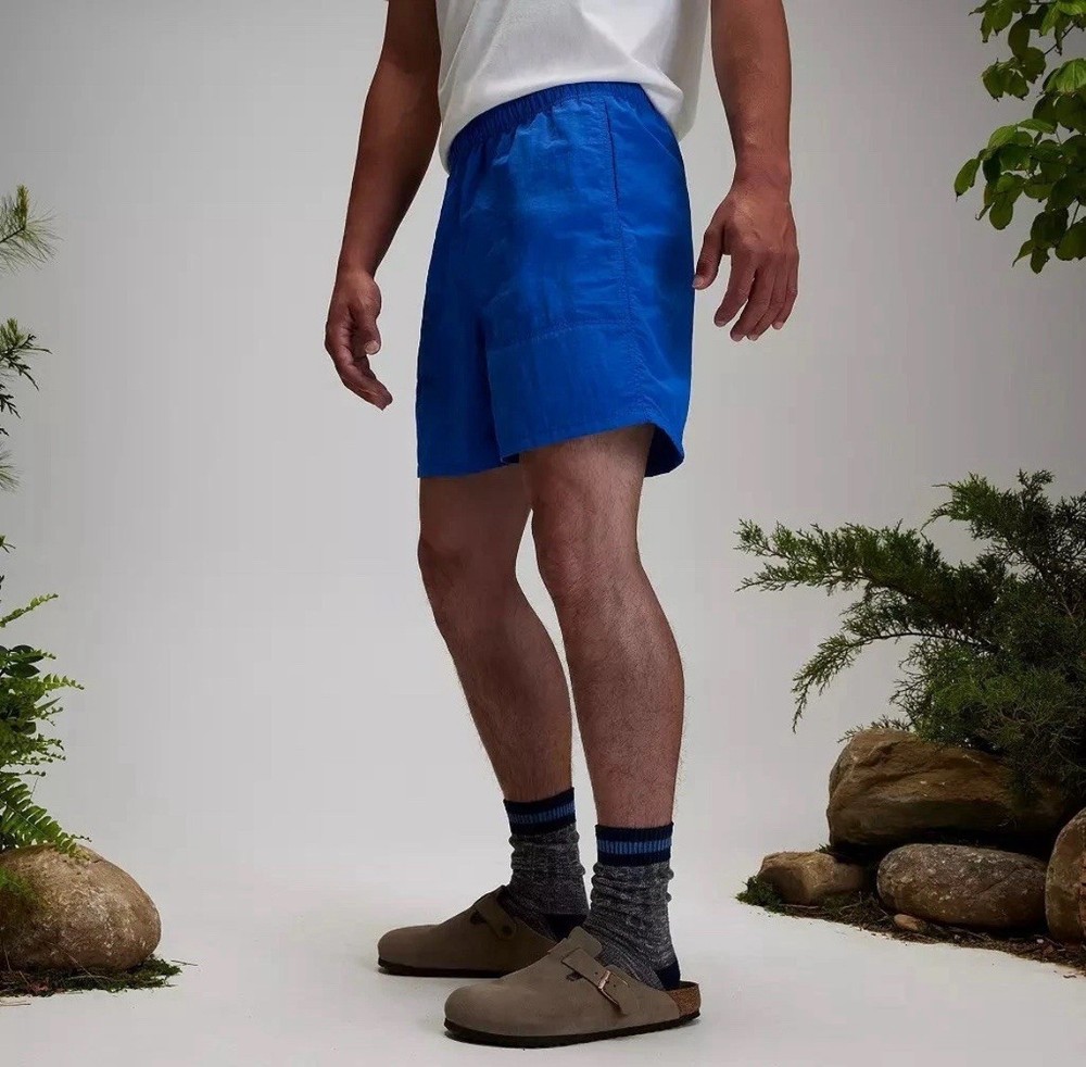 NWT Alpine Design Men's 5" Pull-On Short - Small- Blue Infusion