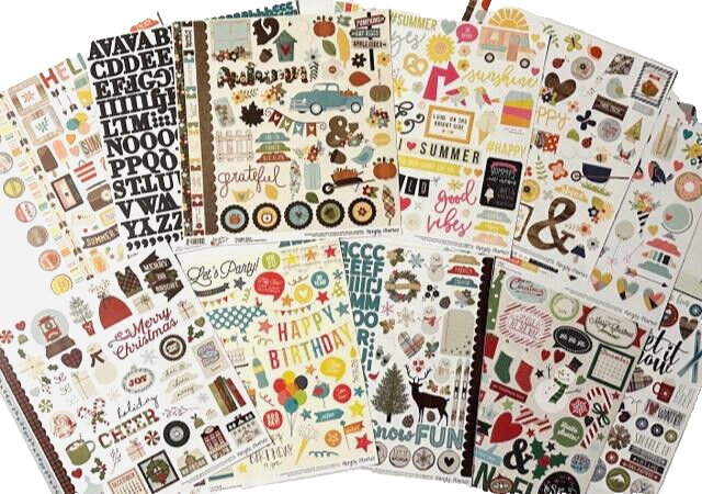 Simple Stories Sticker Sheets (11 sheets) Save 70%