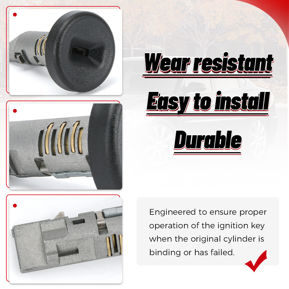 Ignition Lock Cylinder W/ On-Board Programming 3 Keys For 2008-2014 Chevy GMC