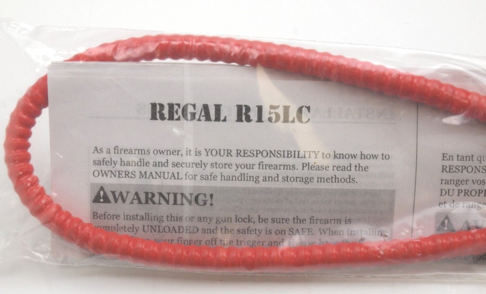 Regal R15LC Cable Firearm Safety Lock
