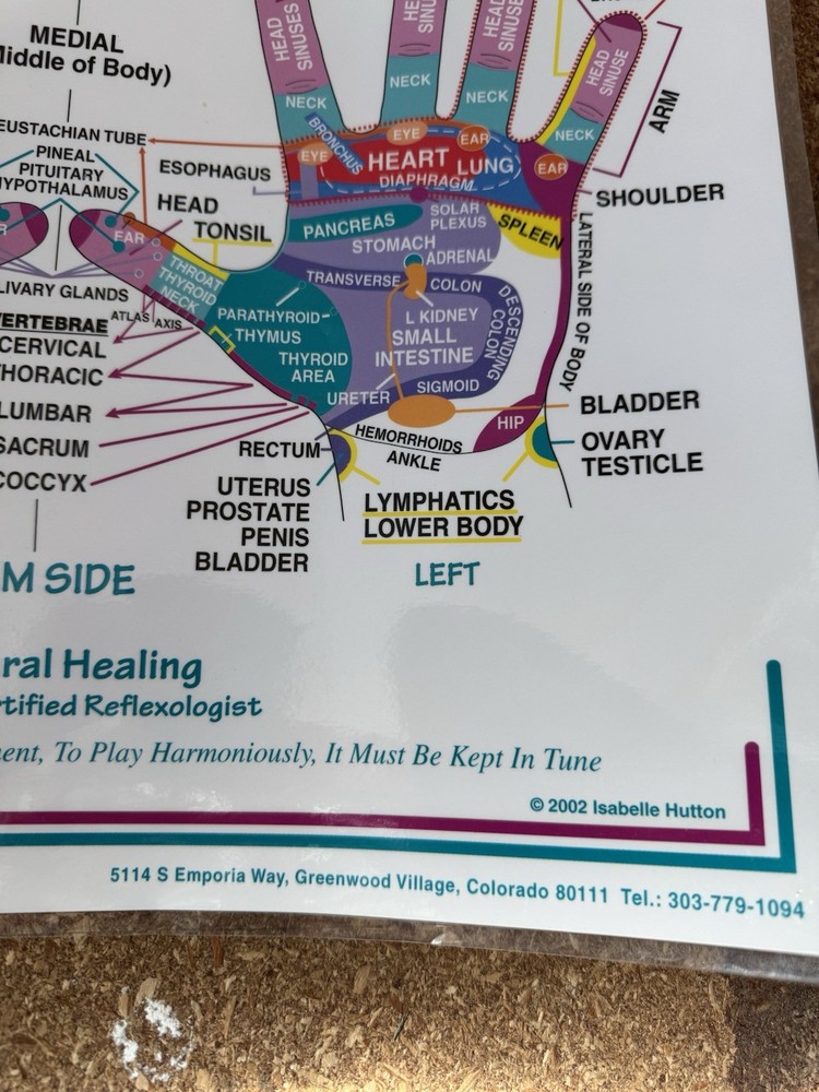REFLEXOLOGY Poster 2002 used