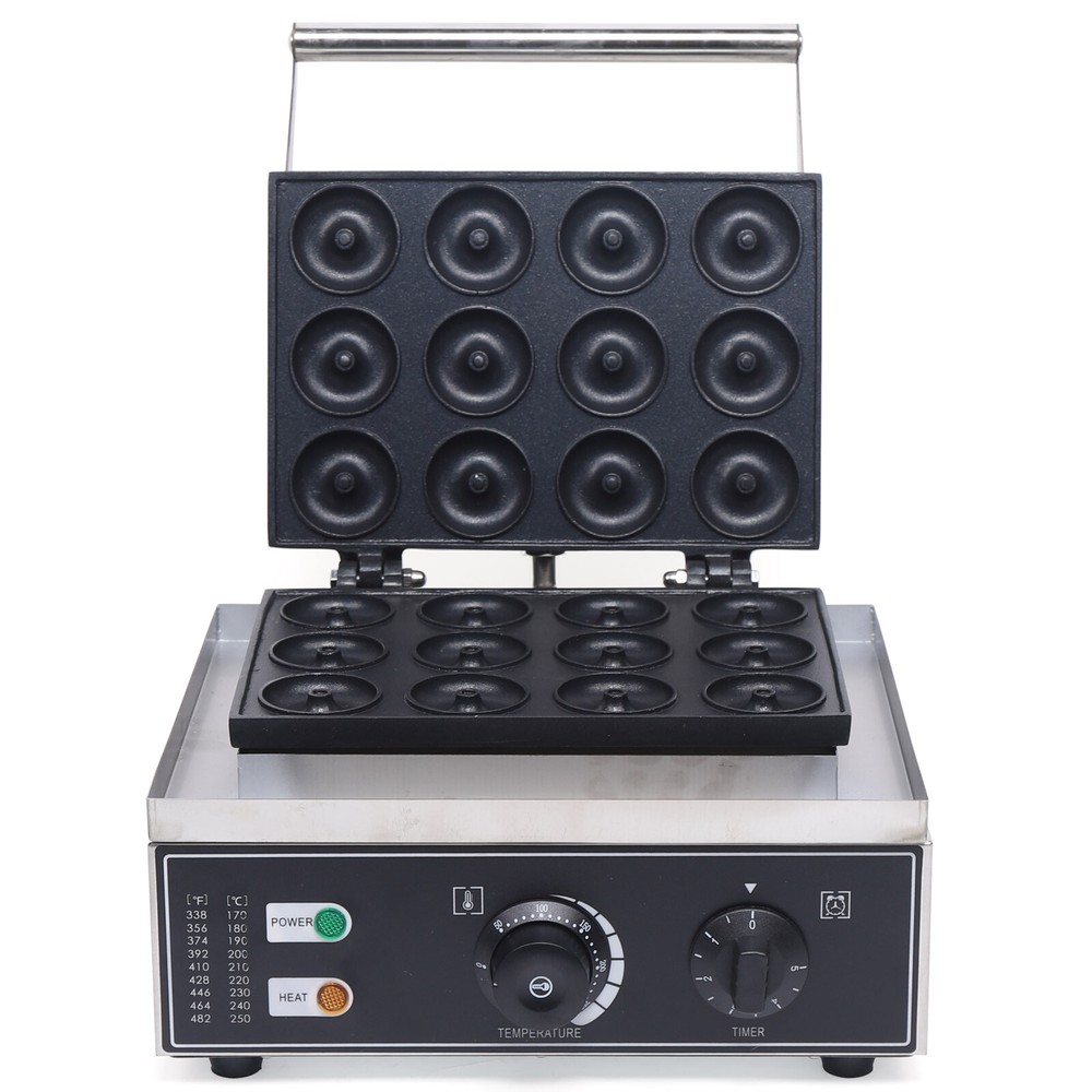 Donut Maker Machine Breakfast Snacks Maker 12 Doughnuts Making Machine Nonstick
