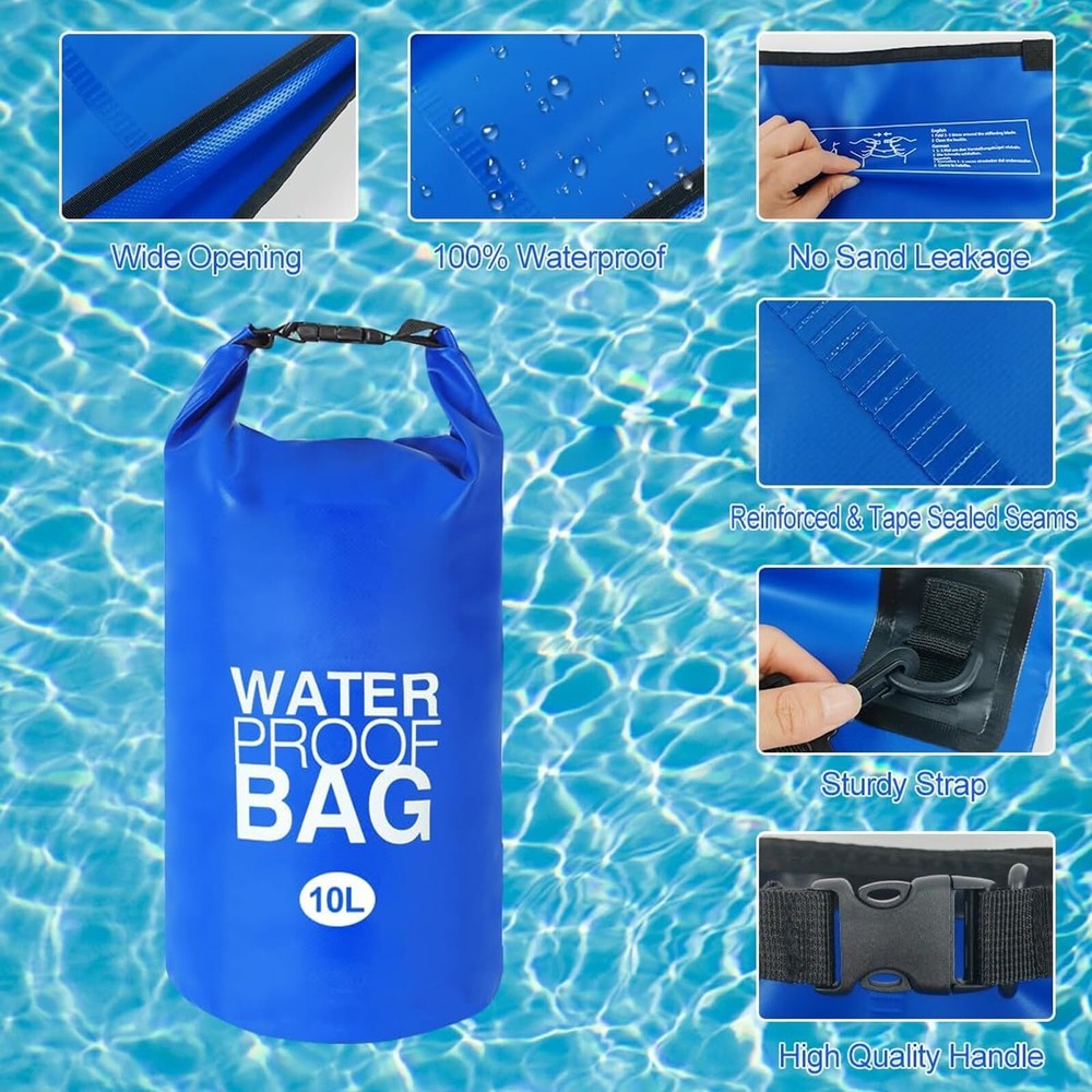 2 Pack Pool Ladder Weights, 10L Universal Pool Step Weights, 500D PVC Waterpr...