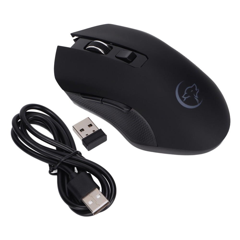 Wireless Mouse Rechargeable Mute USB Mice Ergonomic 2.4GHz Connection Computer