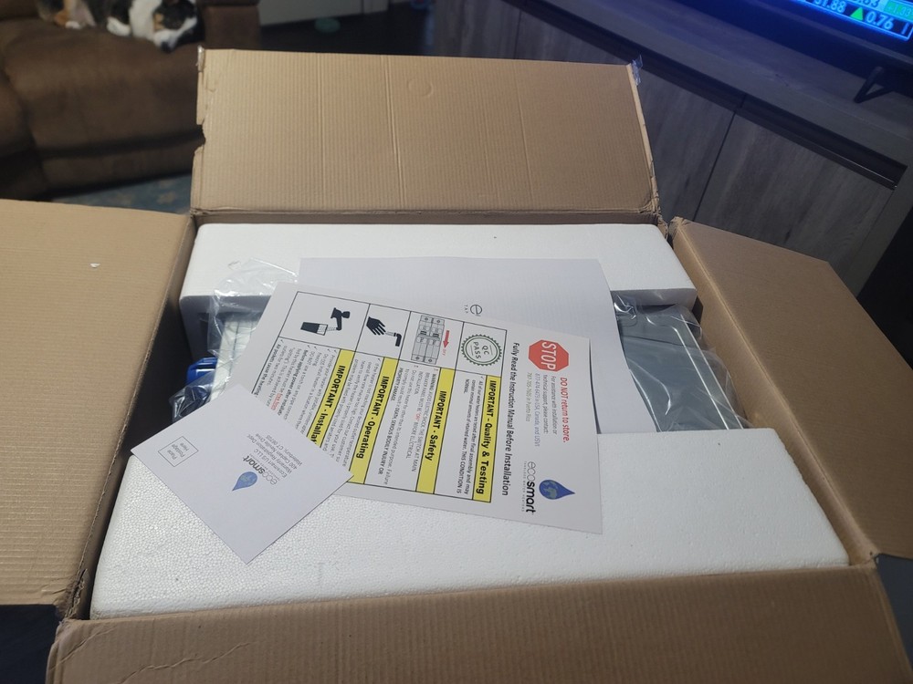 Ecosmart Eco 18 Tankless Water Heater Eco18 new open box