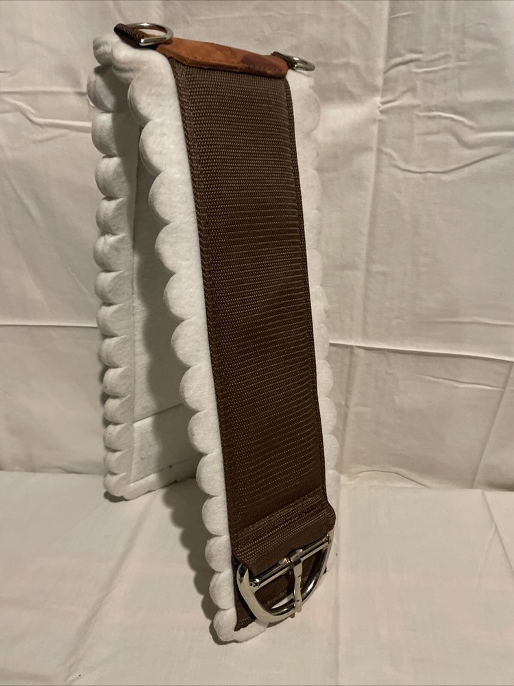 SIMCO Cinch 35" Smooth WHITE Straight Saddle Girth