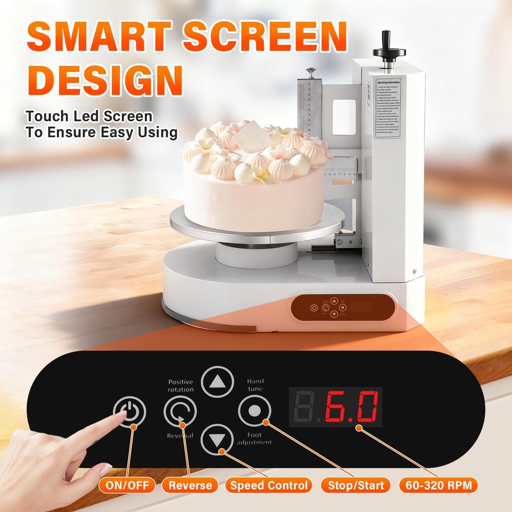 110V Cake Cream Spreading Coating Smearing Machine Automatic Cake Wiping Machine