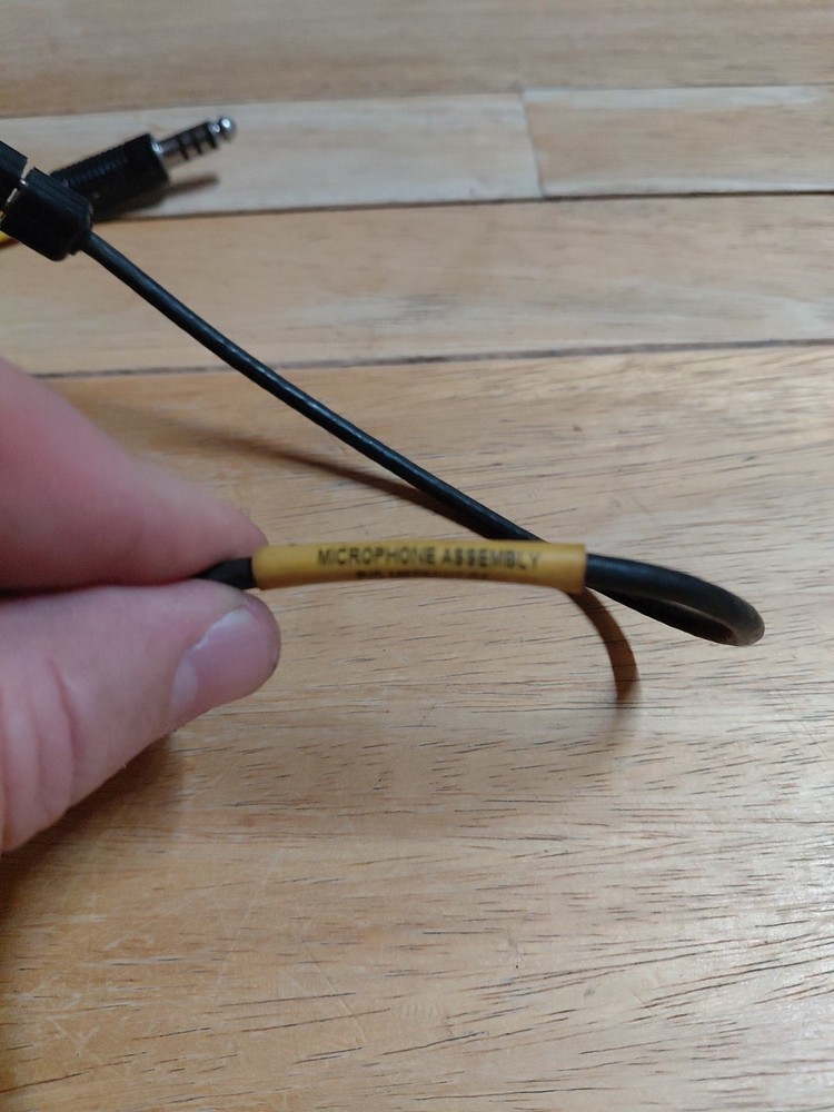 vintage Astrocom 10355-B headset communicator w/ microphone