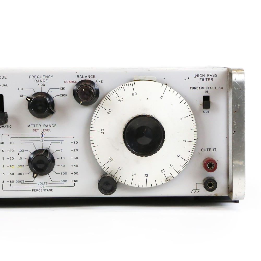 1960s Hewlett Packard Model 334A Distortion Analyzer - Vintage Original HP '60s