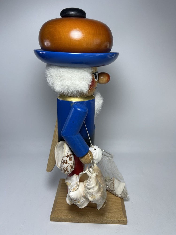 VINTAGE STEINBACH VOLKSKUNST NUTCRACKER - SEASHELLS COMPLETE GERMANY