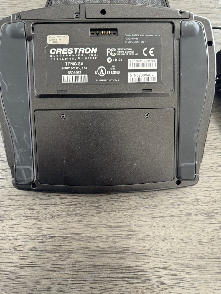 Crestron Touchscreen Control Unit Model TPMC-8X