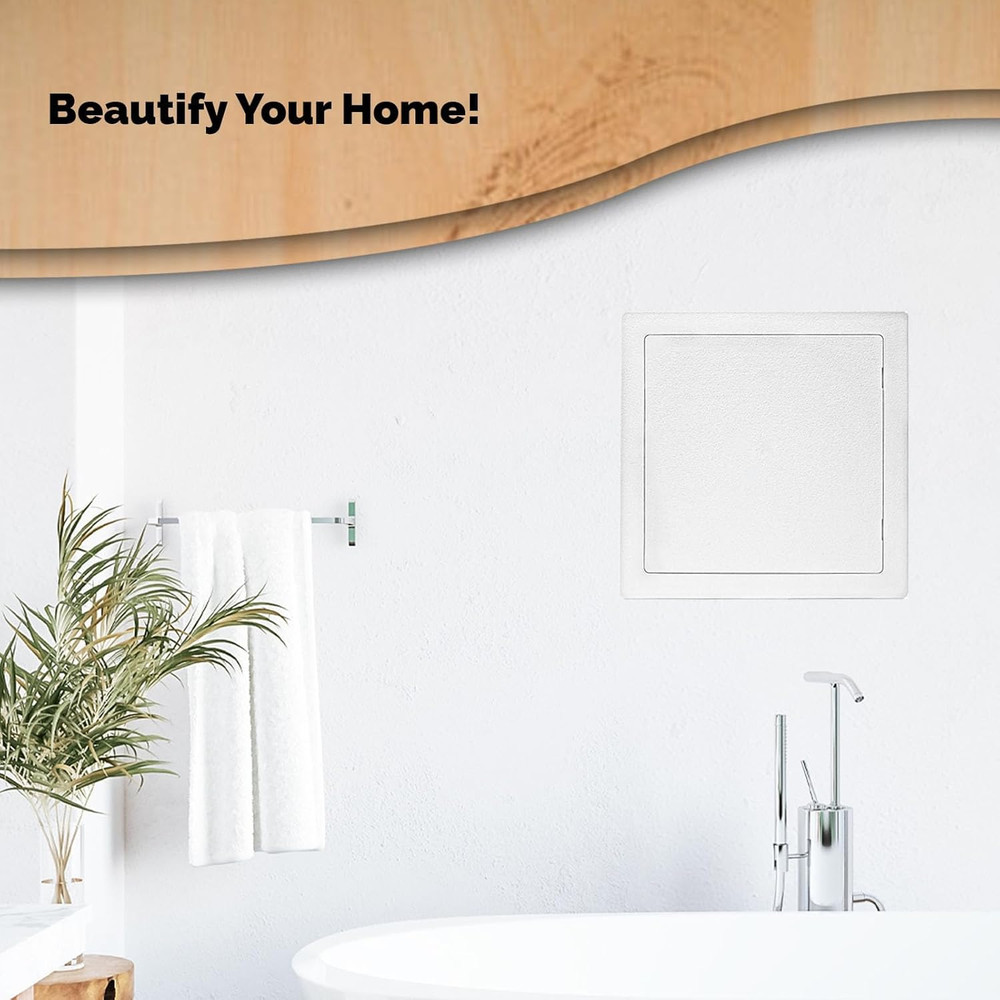 14x14 Inch Access Panel for Drywall & Ceiling - 4 Pack, Easy Install, White