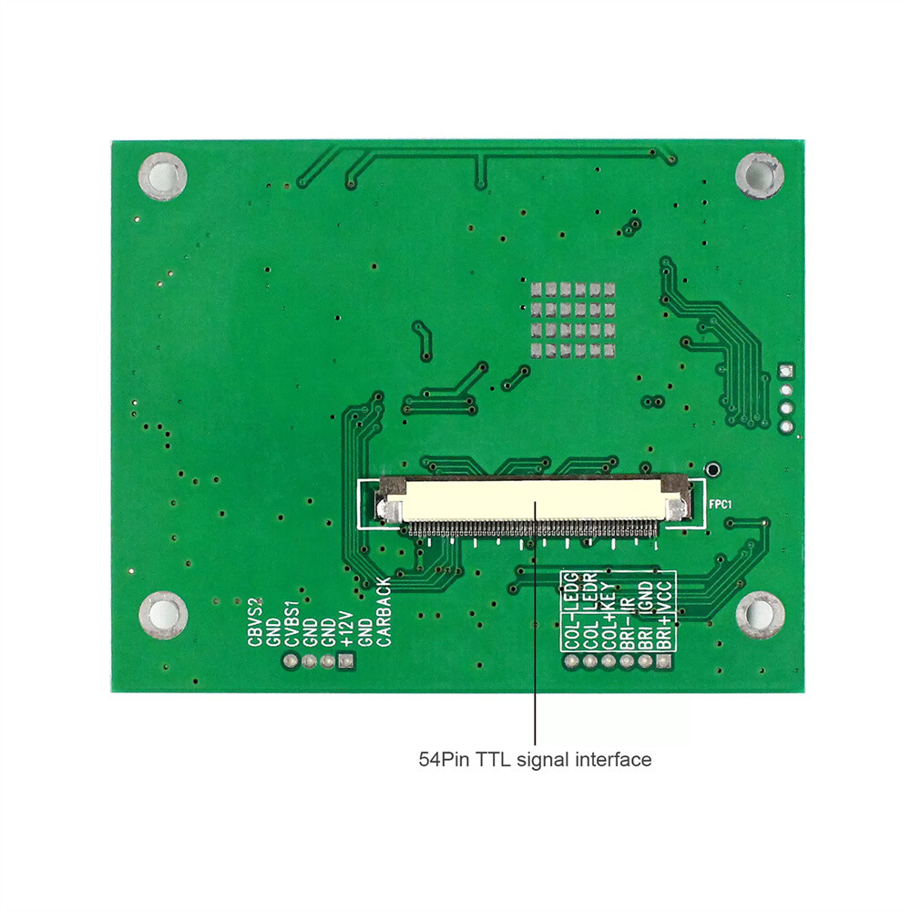 CVBS AV LCD Controller Board With 3.5" 320x240 LQ035NC111 LCD Screen