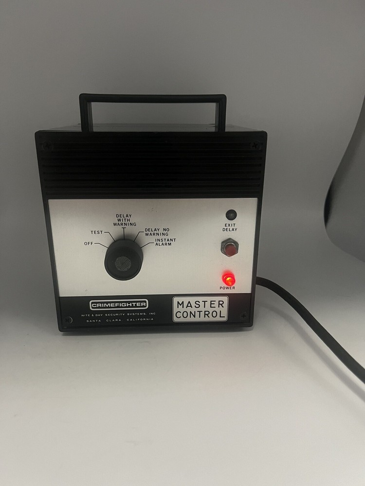 Vintage Master Control Night And Day Security Systems Crimefighter