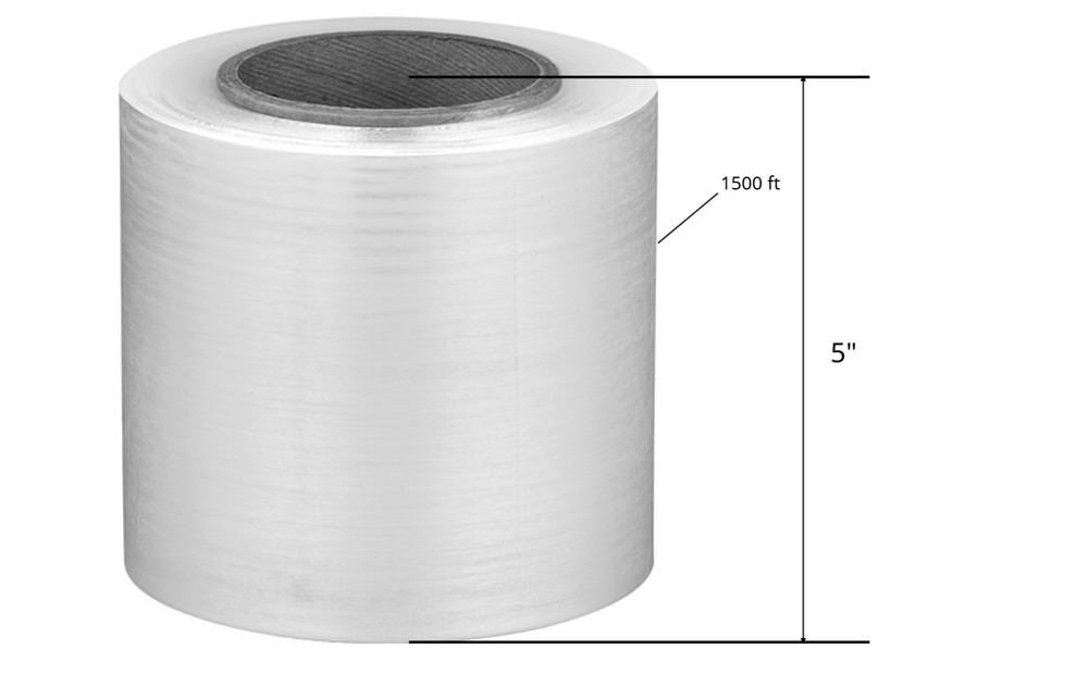 [New] Stretch Wrap Clear, 5" Wide, 80 Gauge