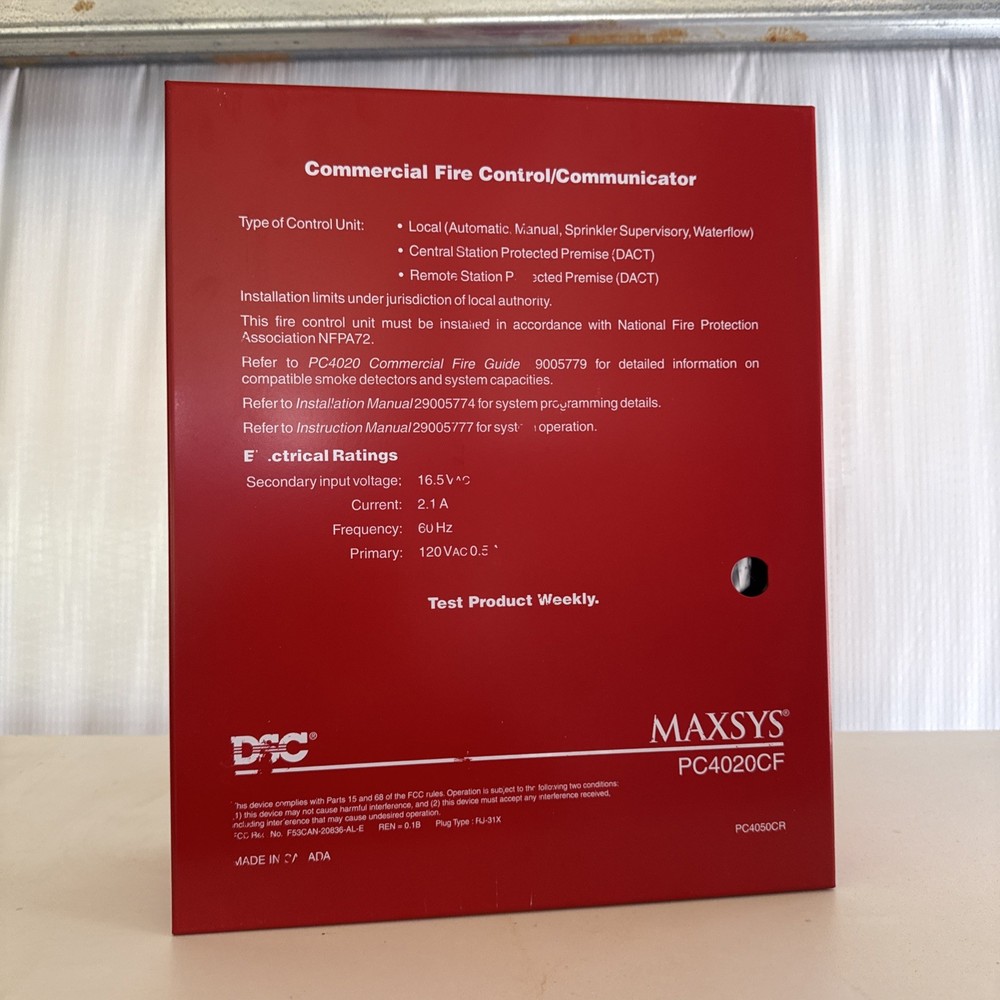 DSC MAXSYS PC4020CF Red