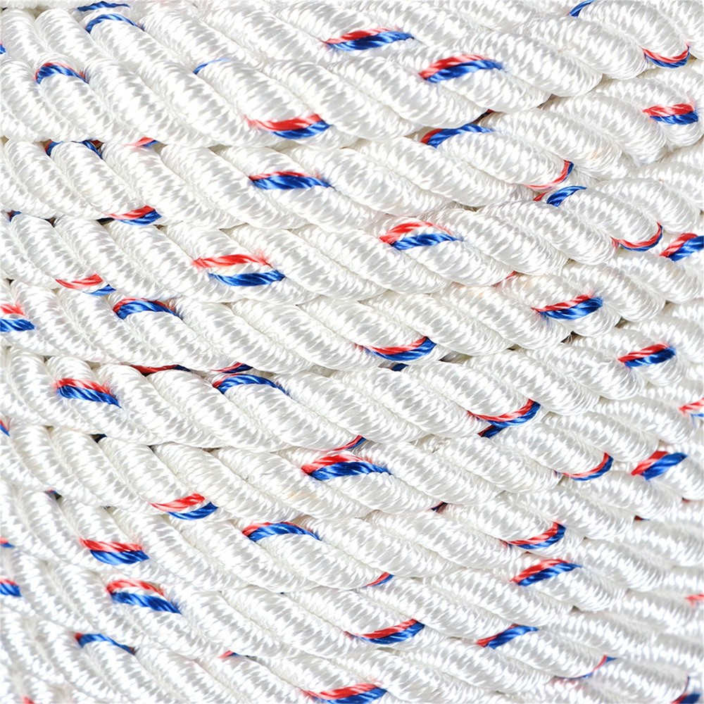 Double Braid Polyester Arborist Bull Rope 5/8"×150' 7200Lbs Pulling Rigging Line