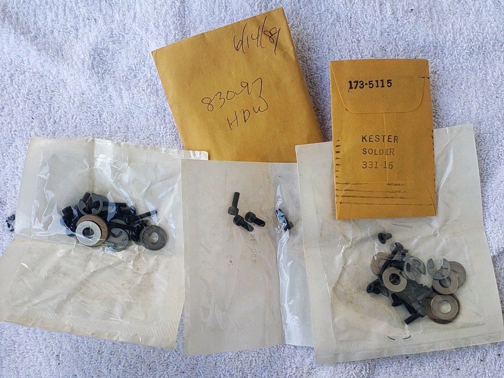 New Heathkit Hardware Pack #830-97 NOS