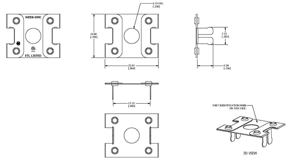 WEEB DMC Grounding Washer Clip, QTY 100