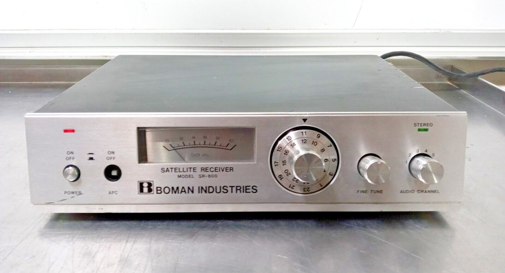 Vintage Bowman Industries SR-800 Satellite Receiver