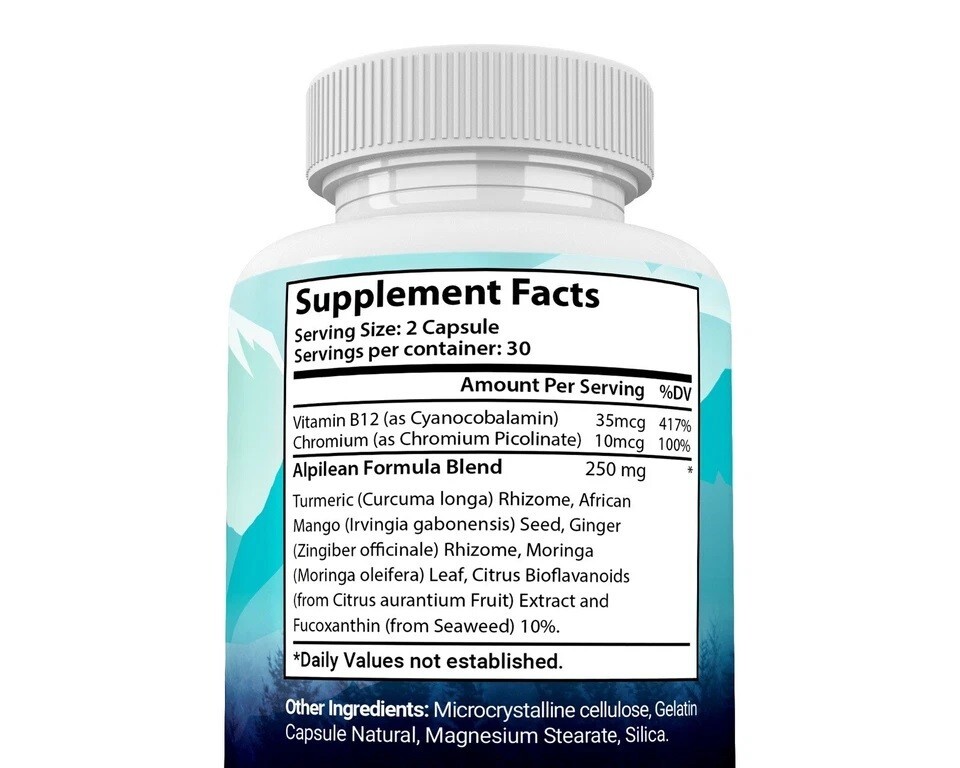 (3 Pack) Alpilean Pills Advanced Formula Supplement Original Maximum Strength