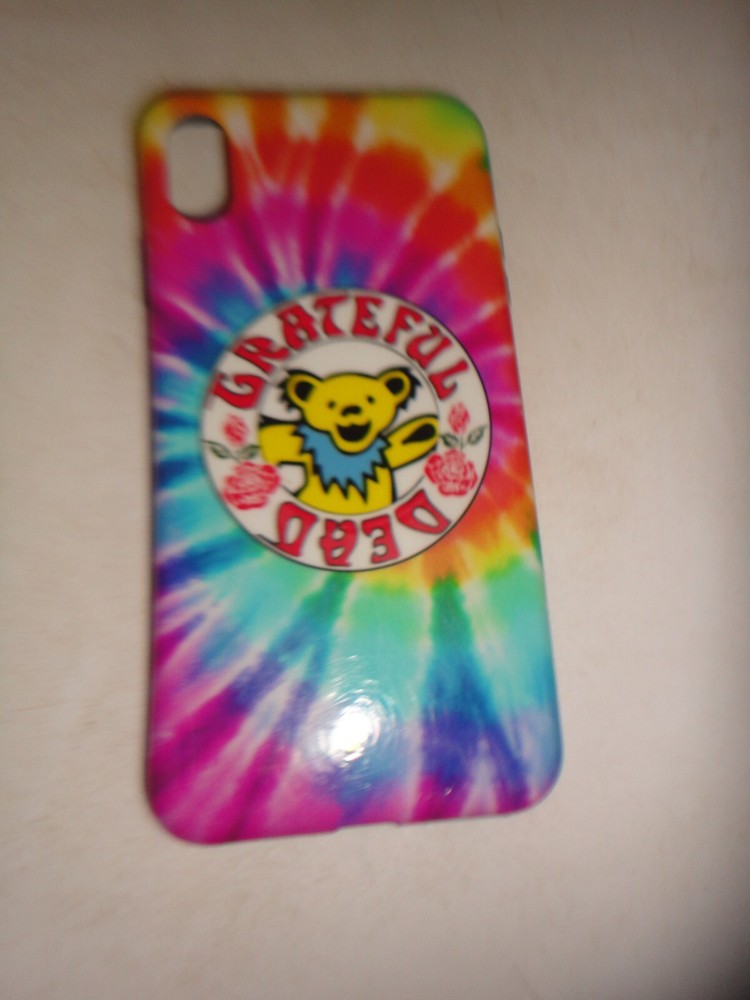 Grateful Dead iPhone case tye-dyed bear & roses unknown fit