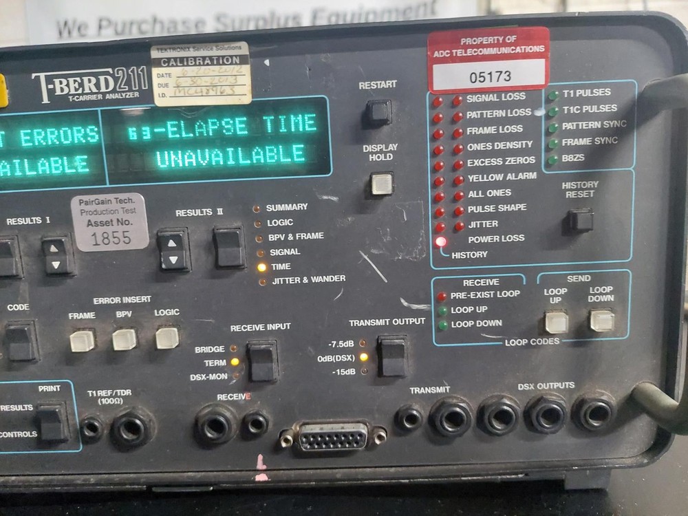 TTC T-Berd 211 T-Carrier Analyzer