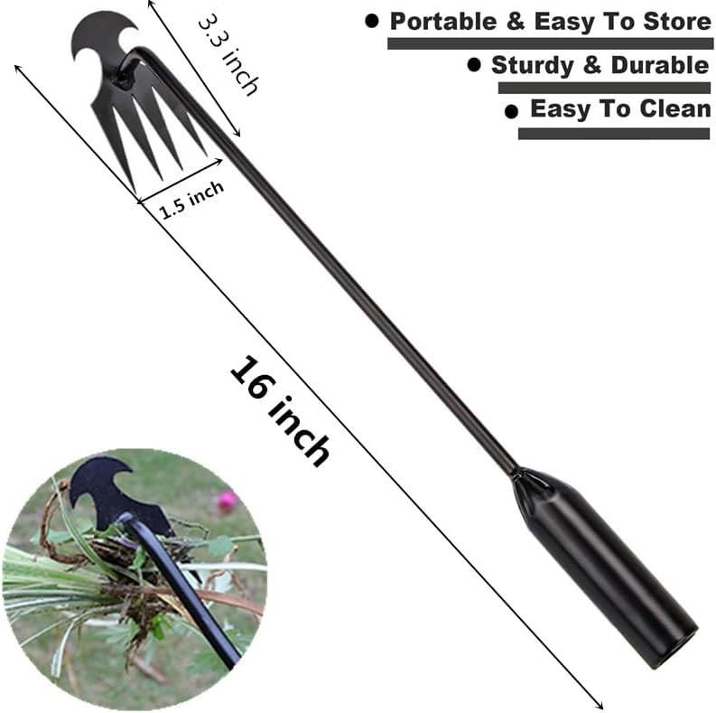 2pack Weed Puller Tool,Garden Weed Tool,Portable Garden Weeder Tool,Uprooting We
