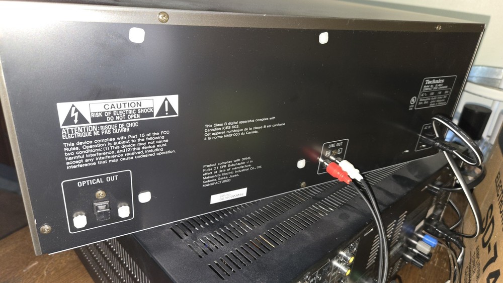 Technics Vintage SL-MC4 60 Disc CD Player Tested Working