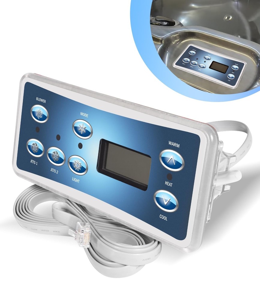 For Balboa Control Systems 53189 VL701S Topside Control Panel with 7-Button