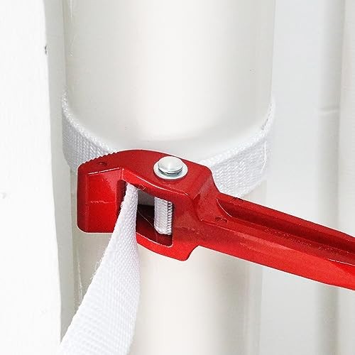 3 PCS 12 Inch Multi-Purpose Strap Wrench, Adjustable Nylon Pipe Opener, Double