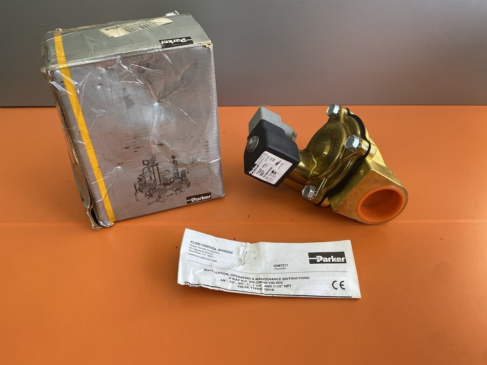 Parker 73218BN75N00 Pressure Vassel Fluid Control Valve 110/120V 50/60Hz