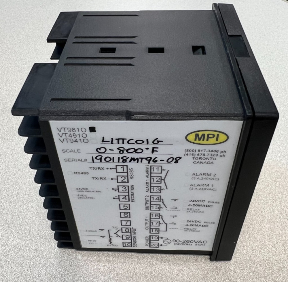 MPI 9610 Temperature Control LittC01G MT9610