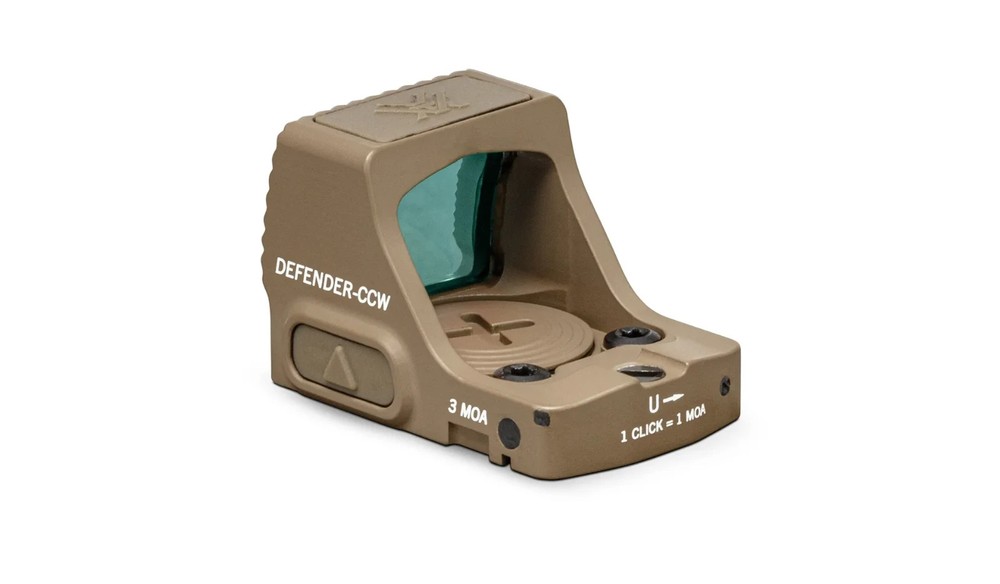 Vortex Optics Defender-CCW 3 MOA Micro Red Dot Tan DFCCW-MRD3-T