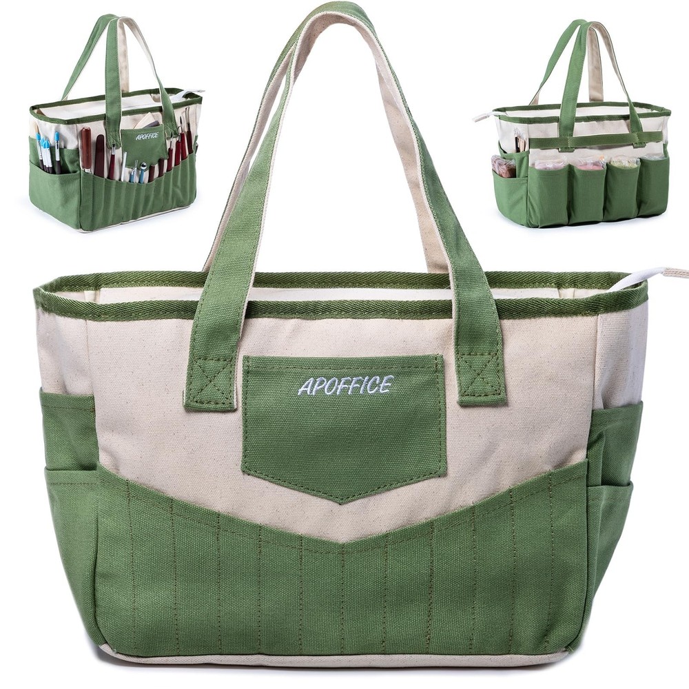 Pottery Tools Bag with Pockets for Clay Sculpting Tools, Ceramic Tools– Ar