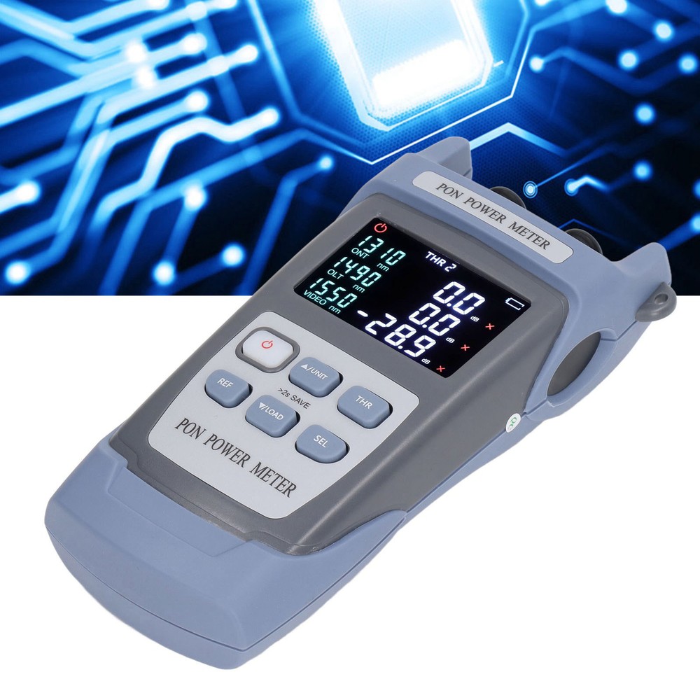 Optical Fiber Power Meter Digital Optic Cable PON Tester Testing Tool Set♪