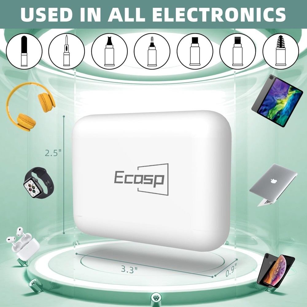 Ecasp Multi-Tool Cleaning Kit - White