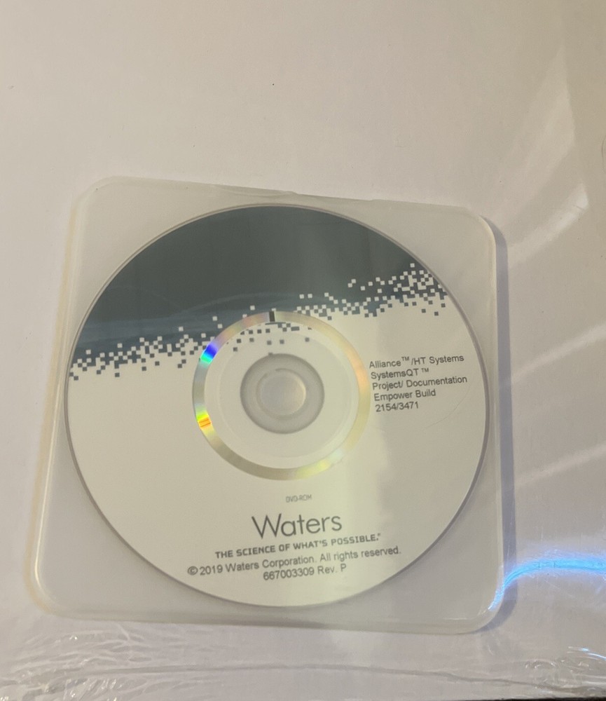 Waters Alliance HT SystemsQT Project Documentation Empower 2154/3471 667003310