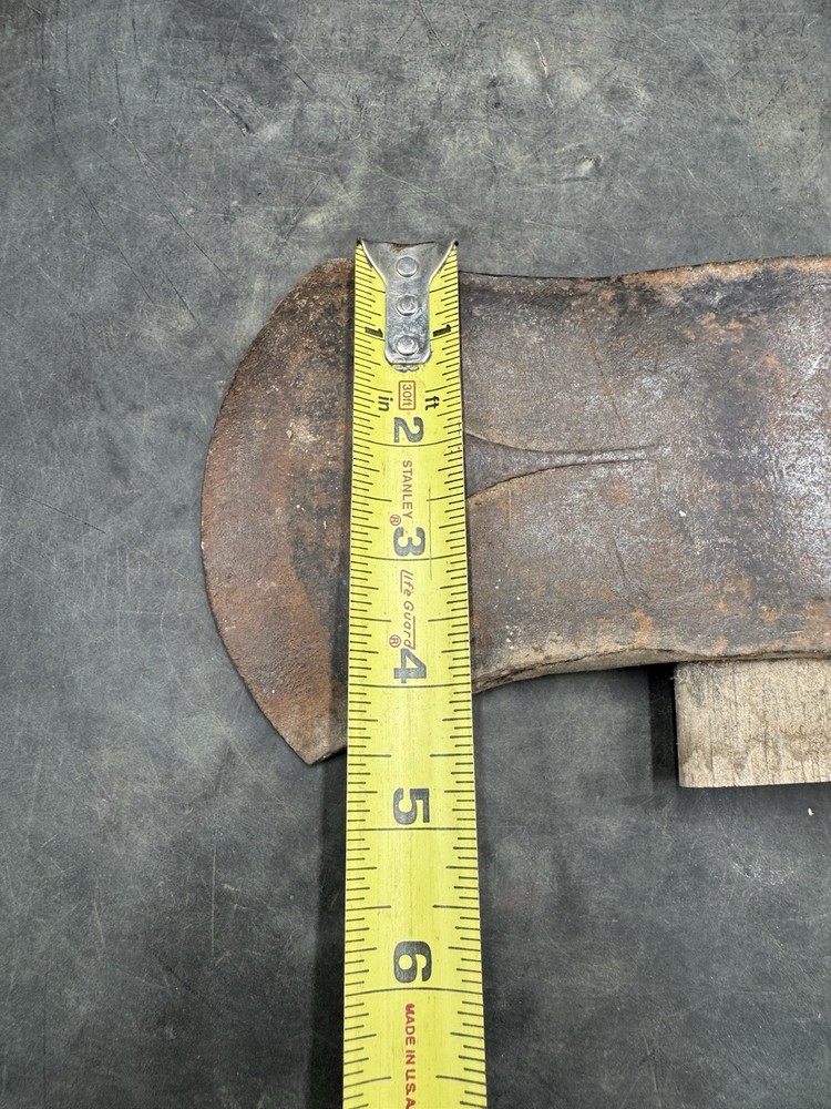 Vintage Phantom Bevel Single Bit Axe Head Unmarked