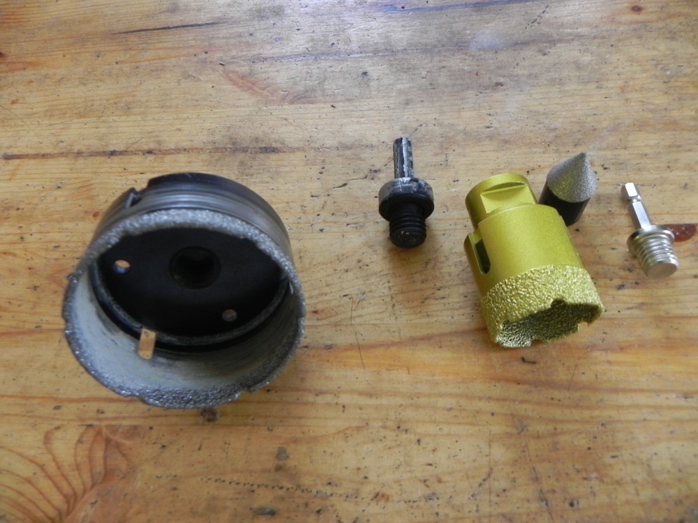 Diamond core drill bits 1.5''  3''  and 3/4'' cone   Tile/stone