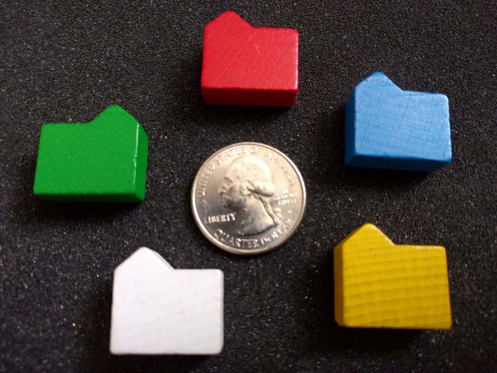 Board Game Buildings - Single Peak House