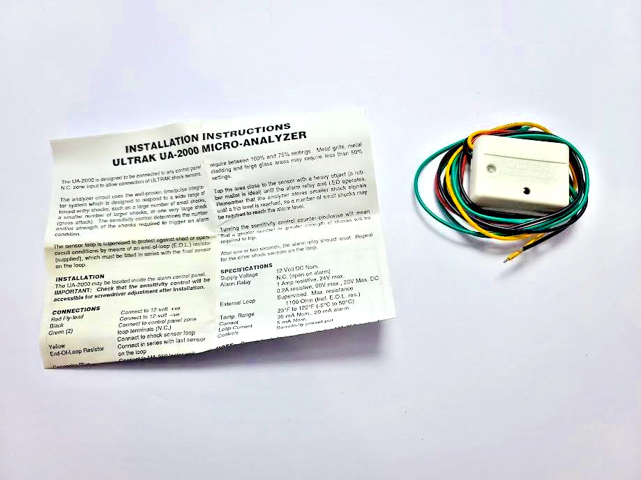 💥ULTRAK - UA-2000 SINGLE ZONE ANALYZER-ONE RELAY OUTPUT-NOS💥