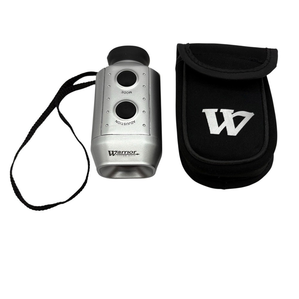 Warrior Custom Golf 7x18 Rangefinder Monocular Distance Scope with Case Silver