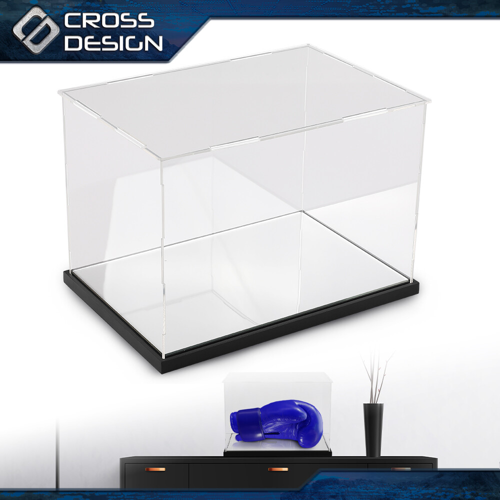 Clear Single Boxing Glove Horizontal Display Case
