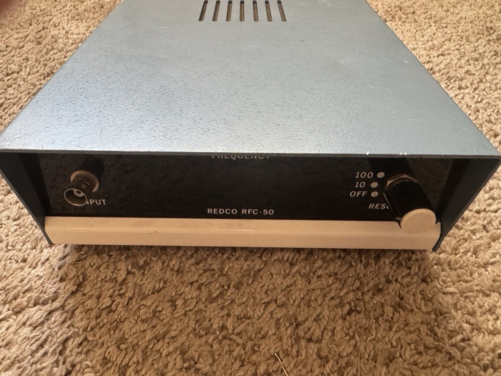 Vintage REDCO RFC-50 Frequency Counter Electronics  Untested