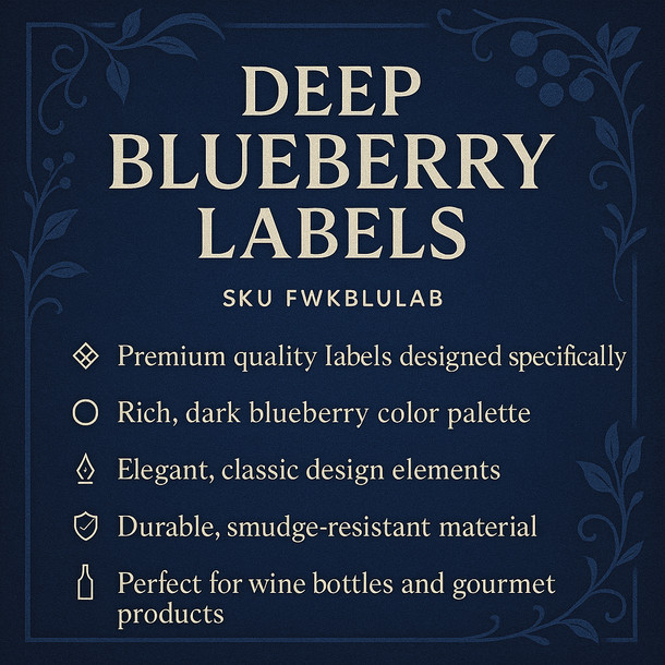 FWK Deep Blueberry Labels