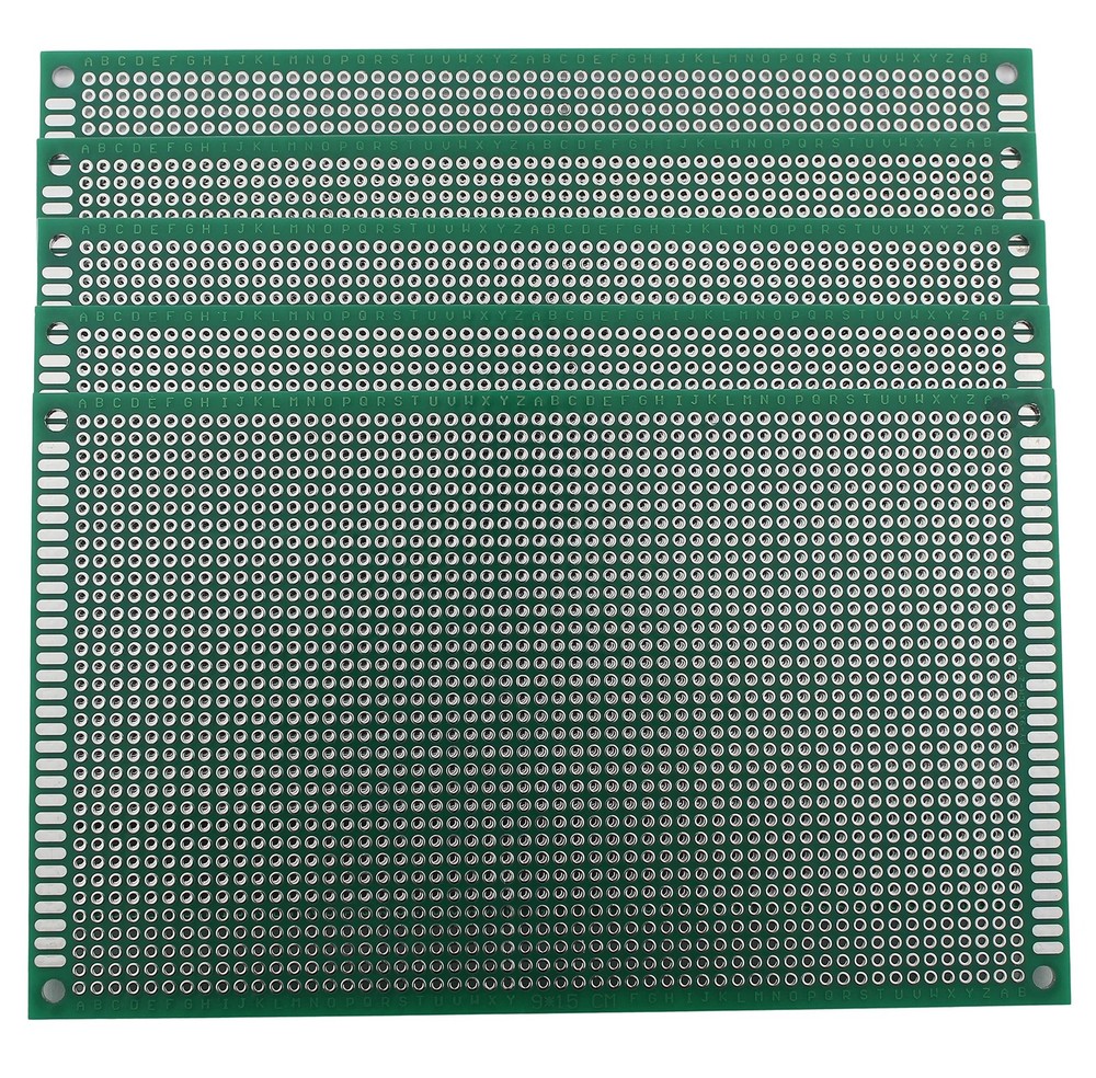 Double Sided Universal PCB Prototype Soldering Circuit Board - 9x15 (5 Pack)