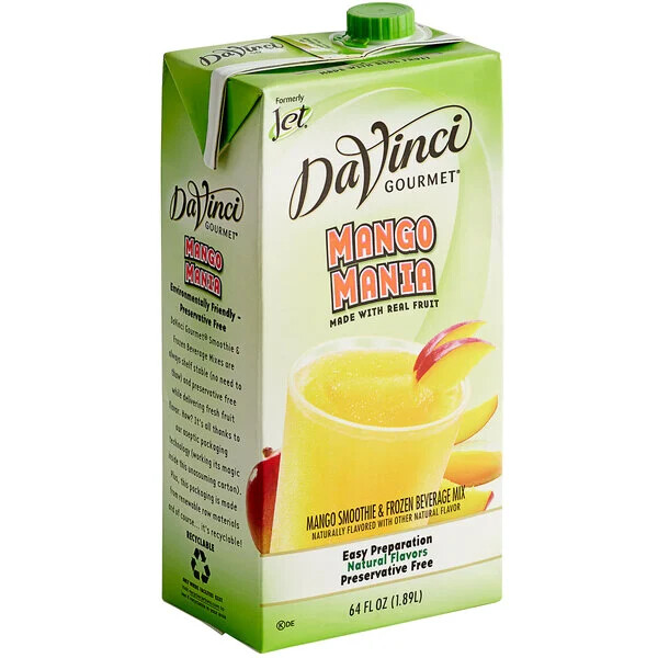 DaVinci Gourmet Real Fruit Smoothie Mixes 64 oz (select flavor below)