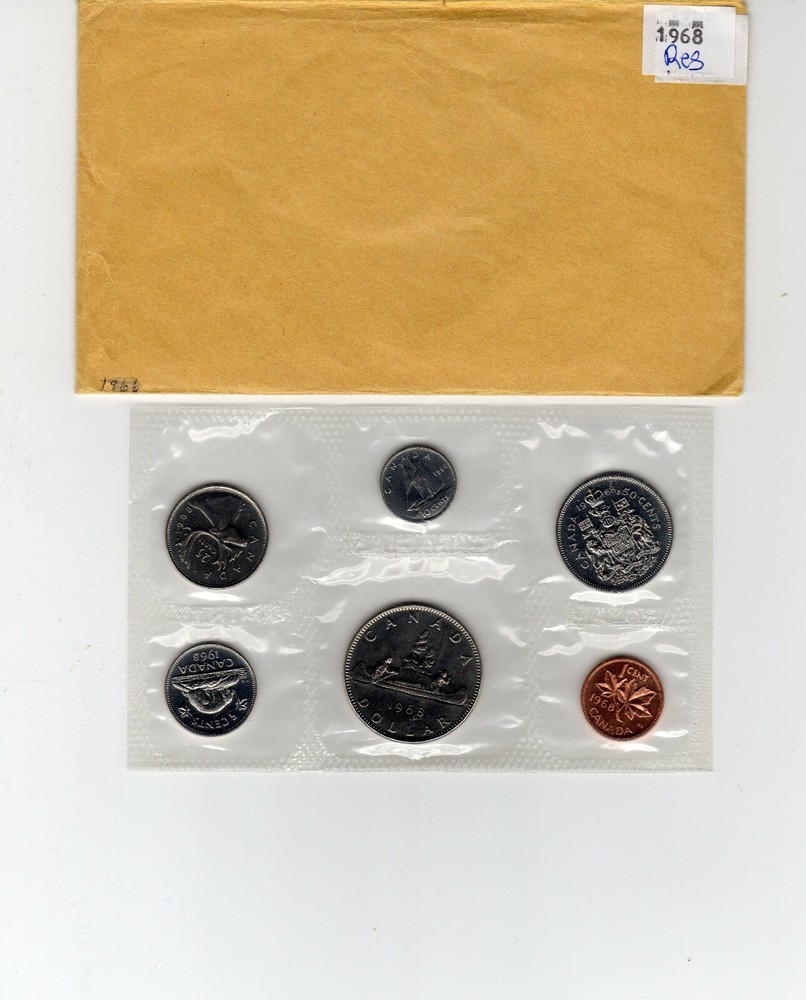 1968 Canadian uncirculated set